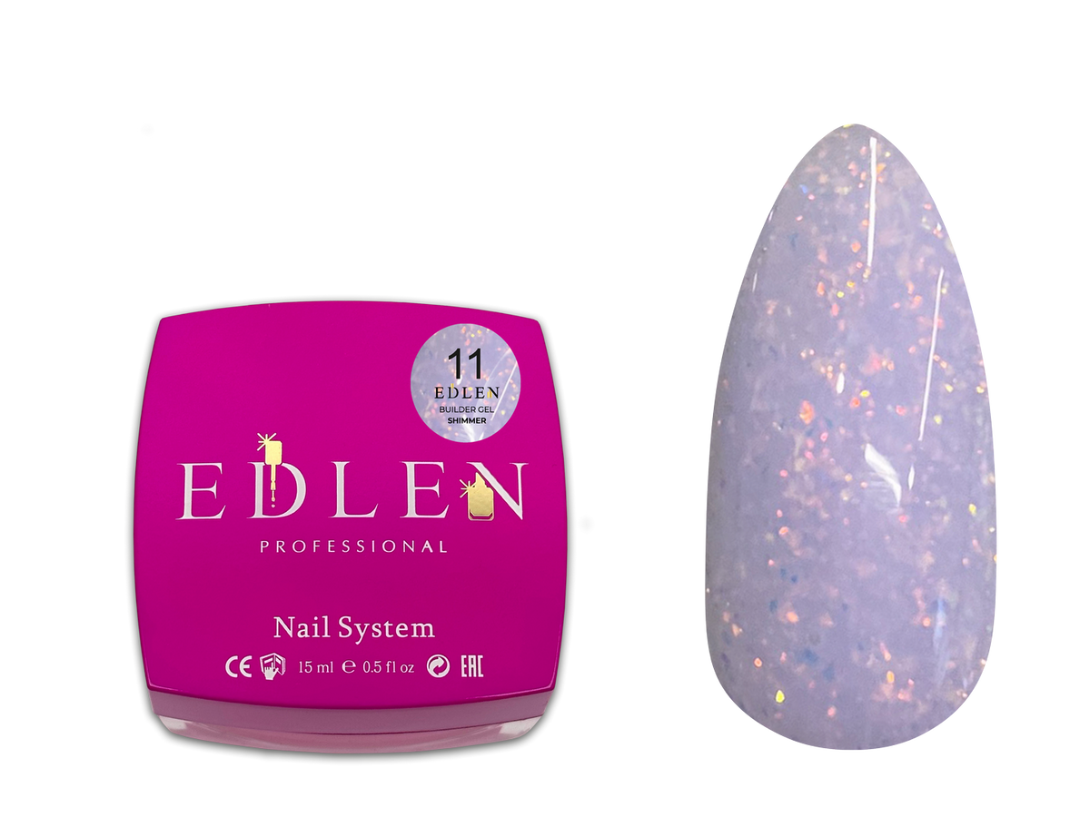 Gel de Construction Shimmer Edlen 50 g – gel de construction professionnel