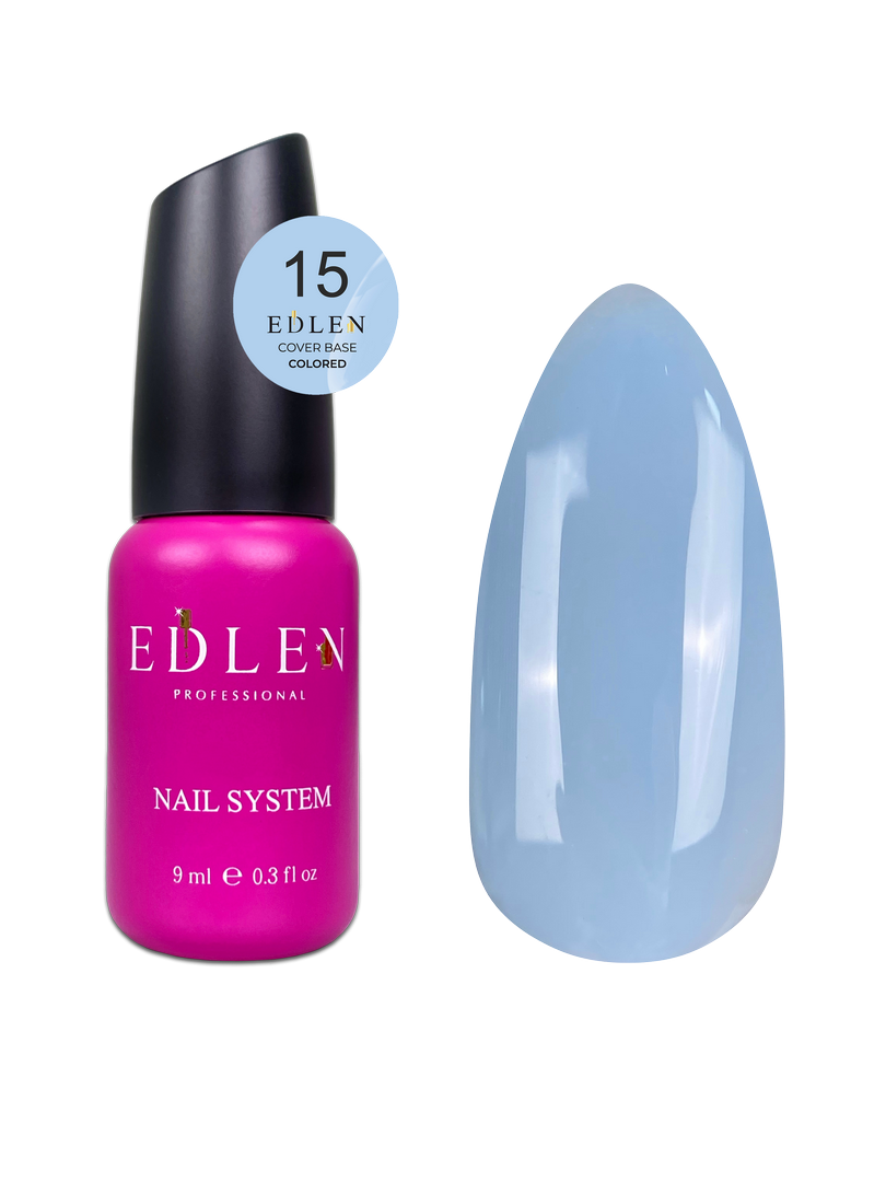 Cover Base Colorée Edlen 17 ml – base professionnelle