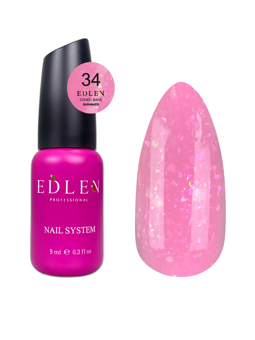 Cover Base Colorée Edlen 17 ml – base professionnelle