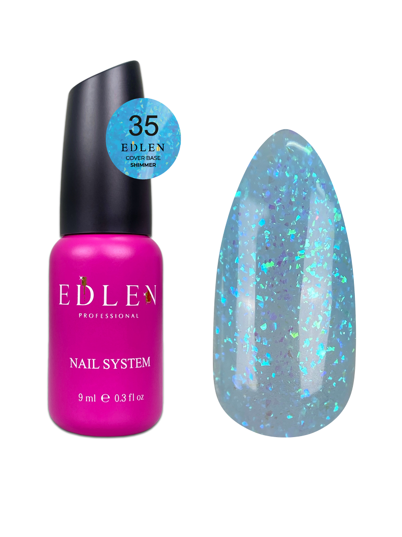 Cover Base Colorée Edlen 17 ml – base professionnelle