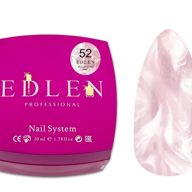 Gel de Construction Pearl Edlen 50 g – gel de construction professionnel
