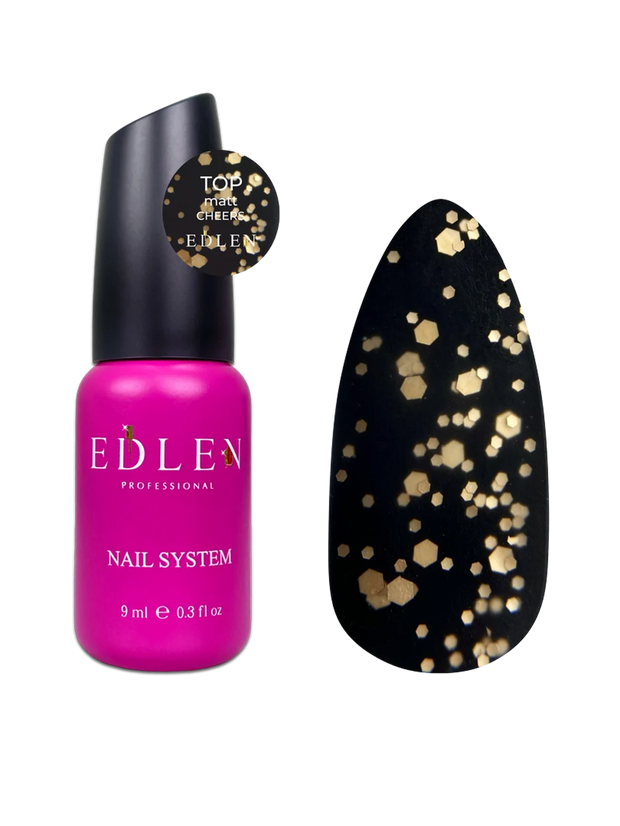 Top Matt Cheers Edlen 17 ml – top coat mat professionnel