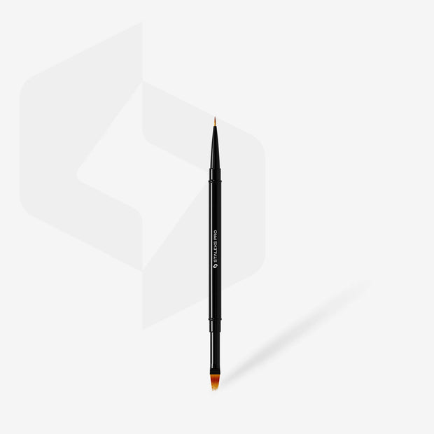 Pinceau nail art double tête liner 7 mm et dégradé 11 mm – Staleks
