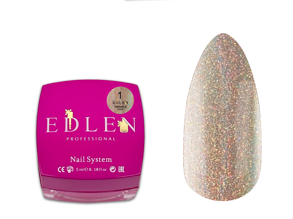 Twinkle Paste Edlen 5 g – gel pailleté pour nail art