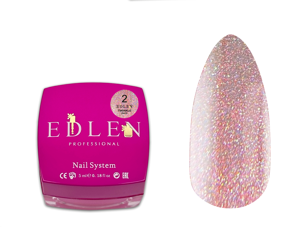 Twinkle Paste Edlen 5 g – gel pailleté pour nail art