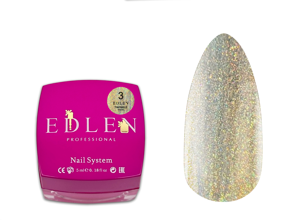 Twinkle Paste Edlen 5 g – gel pailleté pour nail art