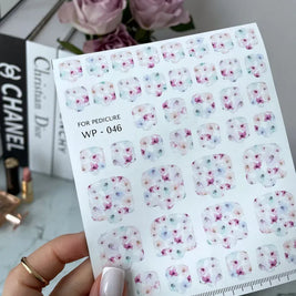 Wrap pédicure WP-046 SLIDIZ effet marbré tendance pour pédicure pro