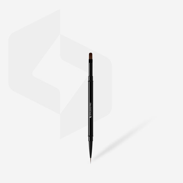 Pinceau gel professionnel double tête liner 10 mm et gel 11 mm – Staleks