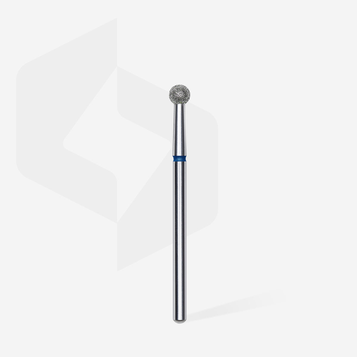 Embout diamanté boule bleu 3,5 mm pour manucure – Staleks