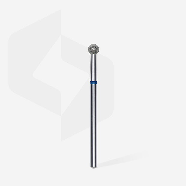 Embout diamanté boule bleu 3,5 mm pour manucure – Staleks