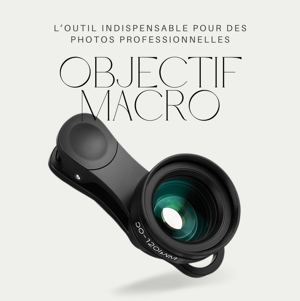 Objectif macro pour iPhone – photographie professionnelle des ongles