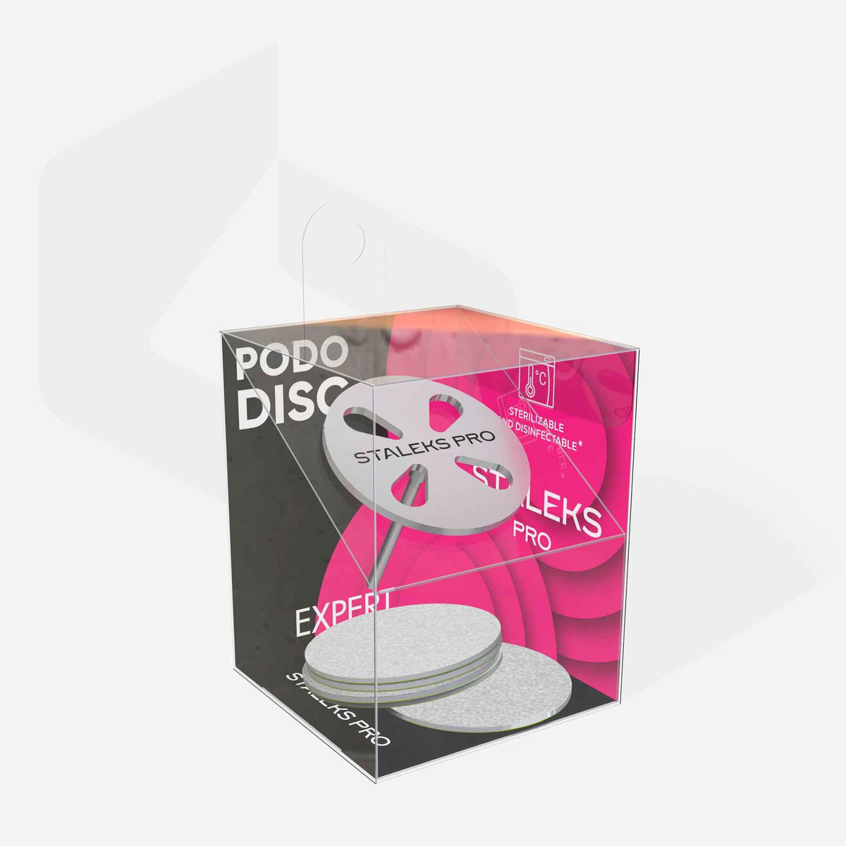 Disque pédicure L fourni avec embout interchangeable 180 grit 5 pcs (25mm) - Staleks